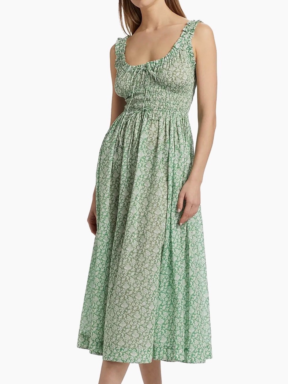 Doen Emmaretta in hard to find Peridot Tea Floral